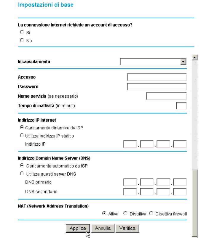 NETGEAR DG834 manuale configurazione adsl